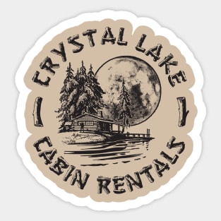 Crystal Lake Cabin Rentals Sticker